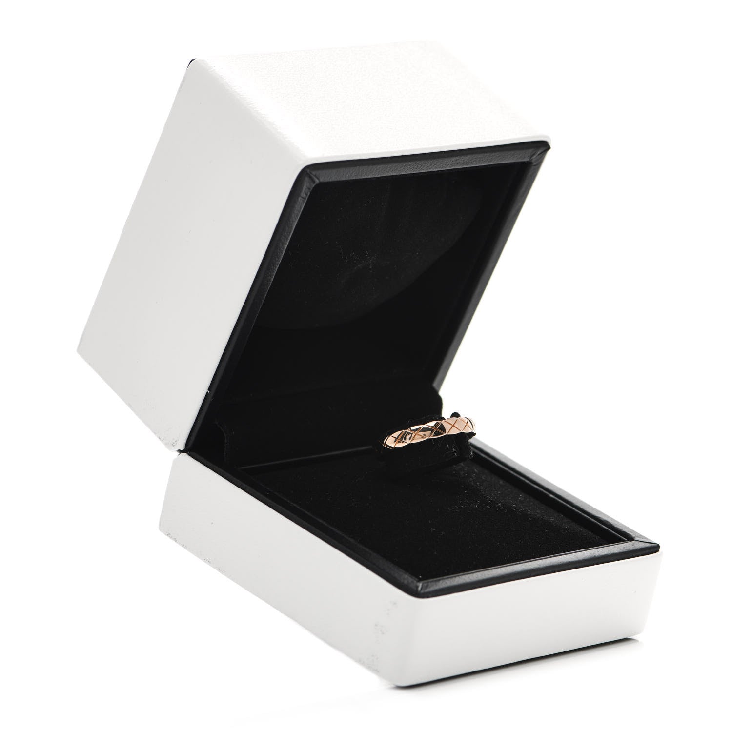 Chanel 18K Beige Gold Mini Coco Crush Ring 49 4.75 7 of 7