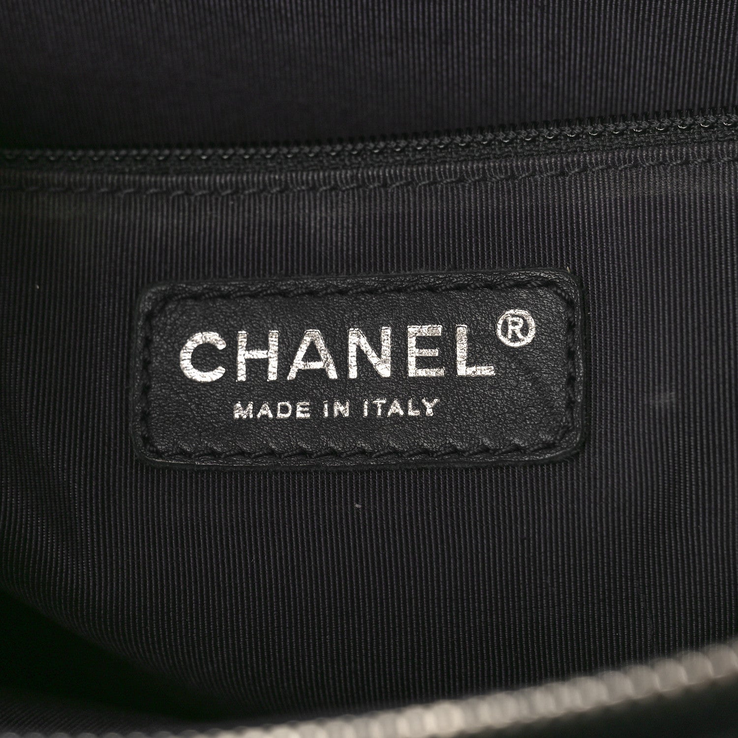 Chanel Caviar Quilted Grand Shopping Tote GST Dark Navy Blue 6 of 11