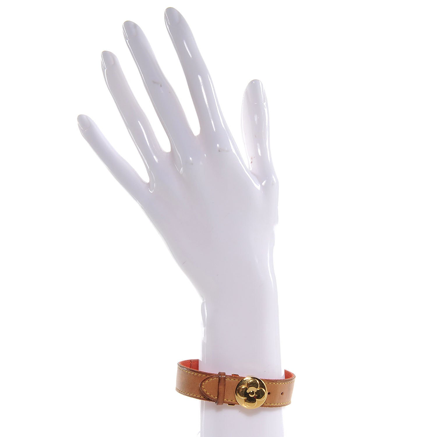 Louis Vuitton Vachetta Leather Wish Bracelet 2 of 7
