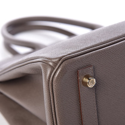 Hermes Epsom Birkin 30 Etain 9 of 30