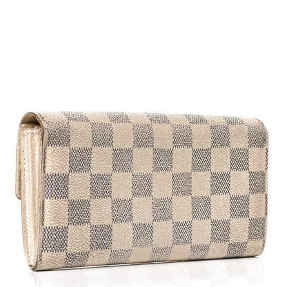 Louis Vuitton Damier Azur Sarah Wallet 3 of 11