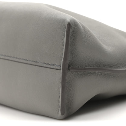 Loewe Calfskin Mini Flamenco Knot Clutch Pearl Grey 17 of 17