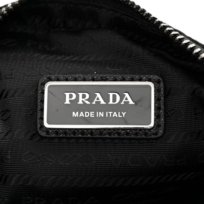 Prada Re-Nylon Saffiano Shoulder Bag Black 6 of 11