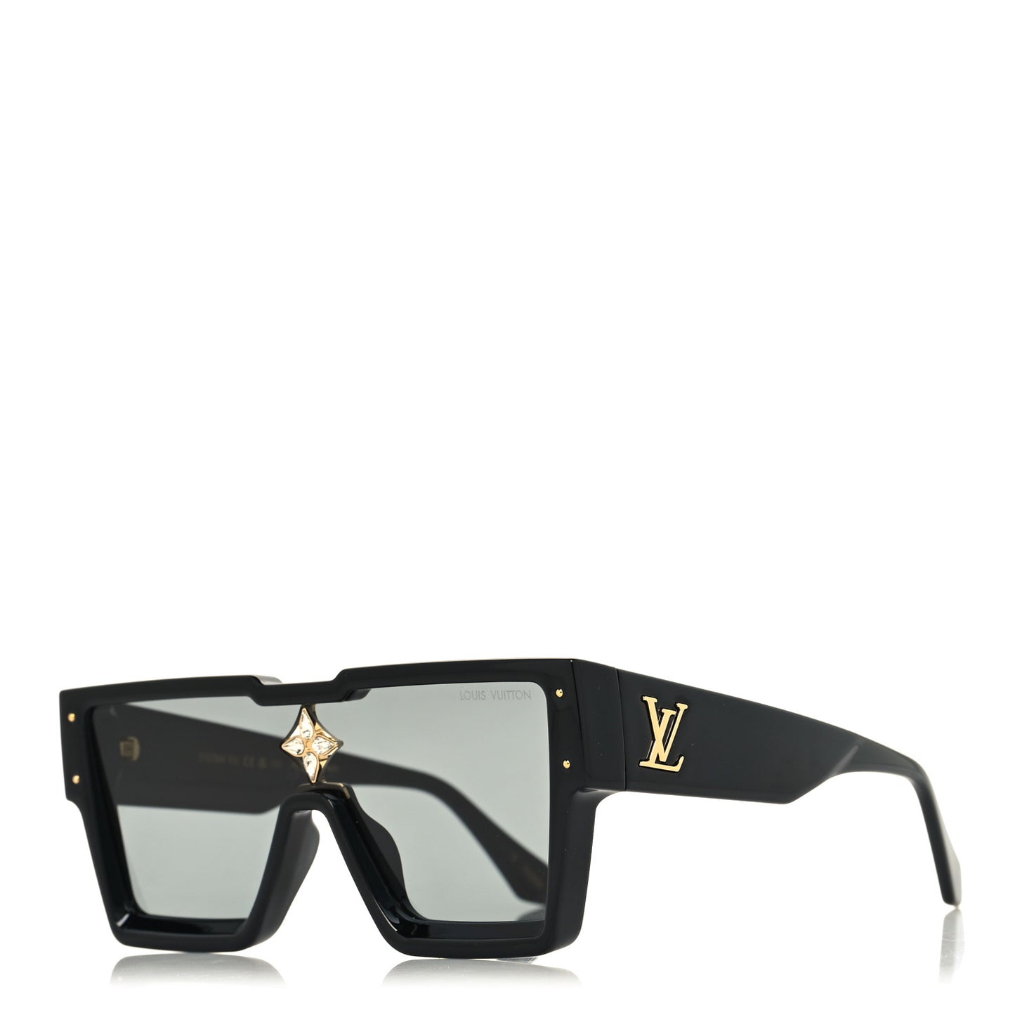 Acetate Swarovski Crystal Cyclone Sunglasses Z1578W Black