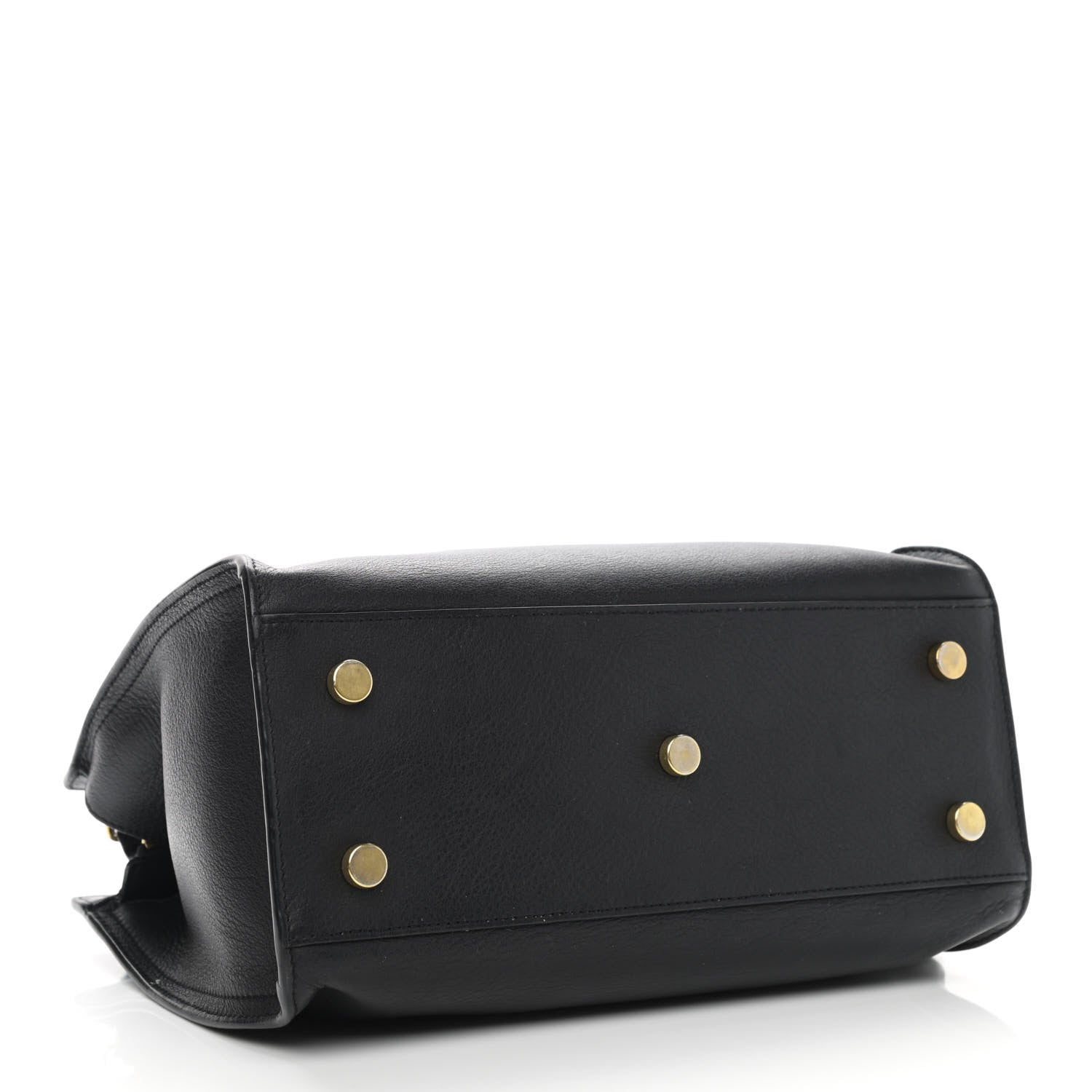 Saint Laurent Calfskin Monogram Baby Downtown Cabas Black 4 of 12
