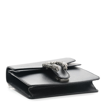 Gucci Calfskin Mini Dionysus Shoulder Bag Black 4 of 12