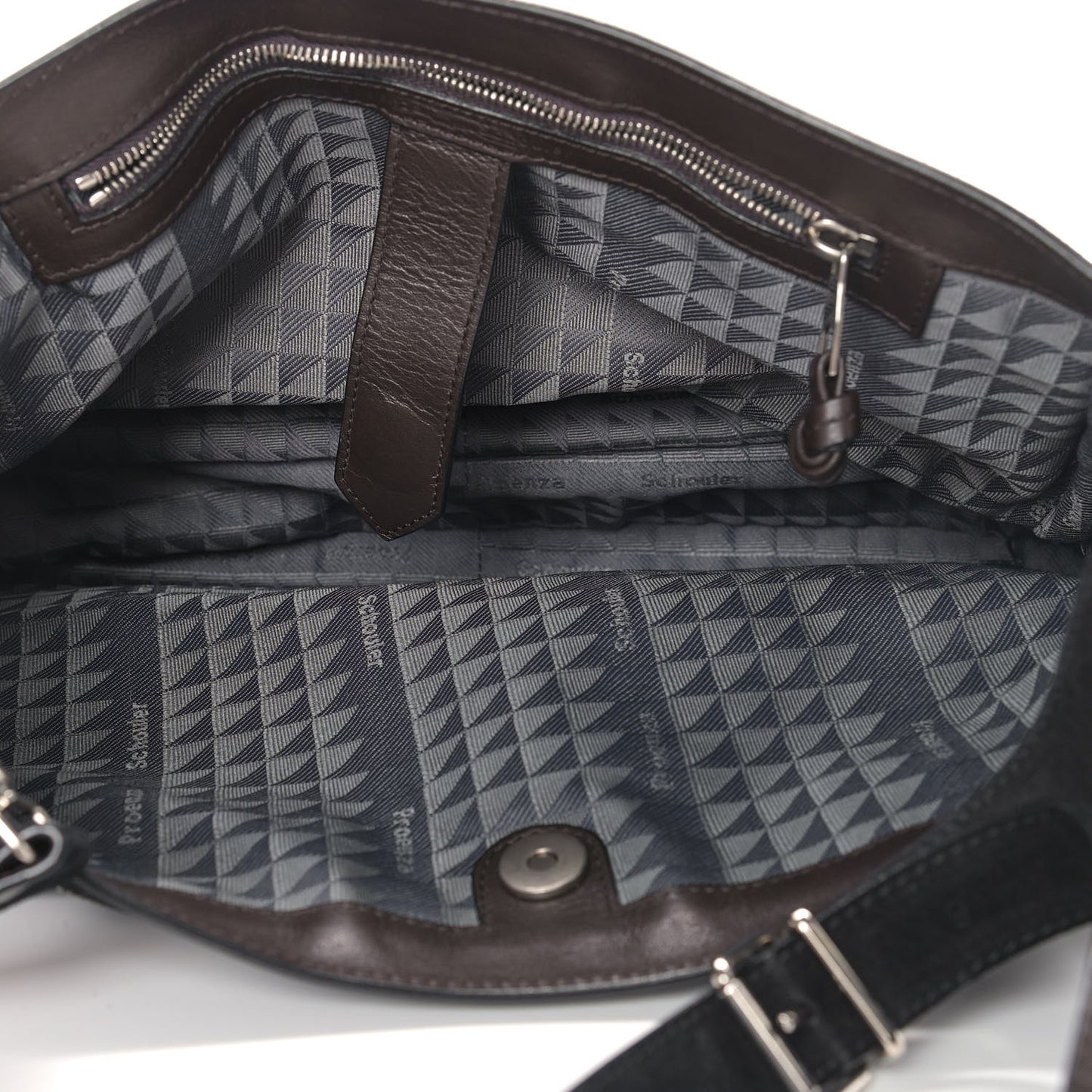 Suede Fringe Medium PS1 Satchel Black