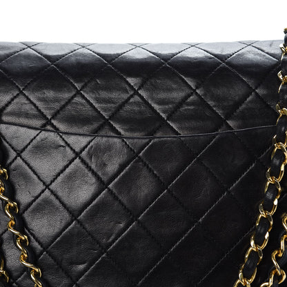 Chanel Lambskin Quilted Medium Single Flap Black 11 of 14