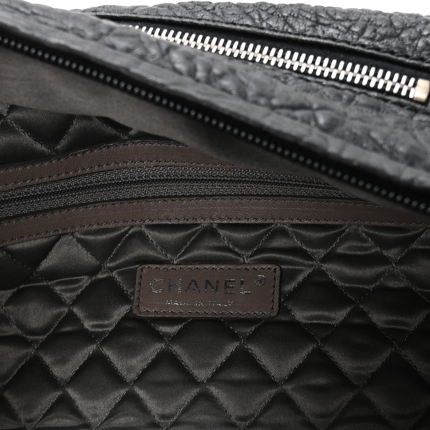 Distressed Lambskin Le Marais Bowler Black