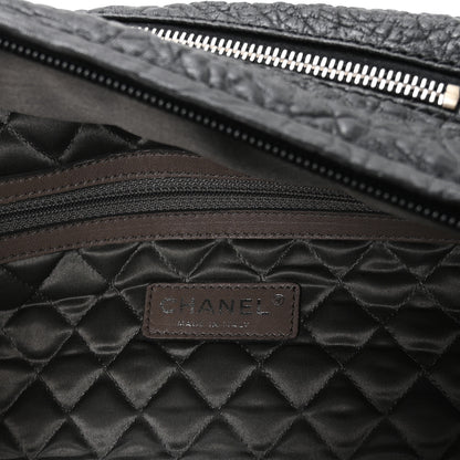 Chanel Distressed Lambskin Le Marais Bowler Black 6 of 11