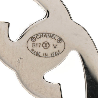 Chanel Strass Crystal Emoji Choupette Cat Brooch Silver 5 of 6