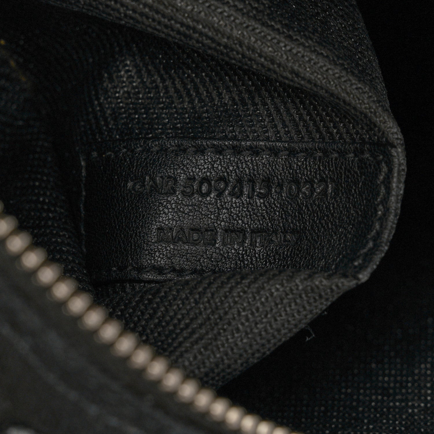 Saint Laurent Linen Calfskin Rive Gauche Tote Black 7 of 11