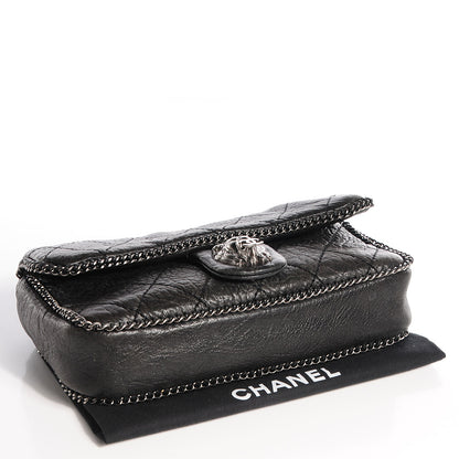 Chanel Leather Leo Lion Medium Flap Black 4 of 7