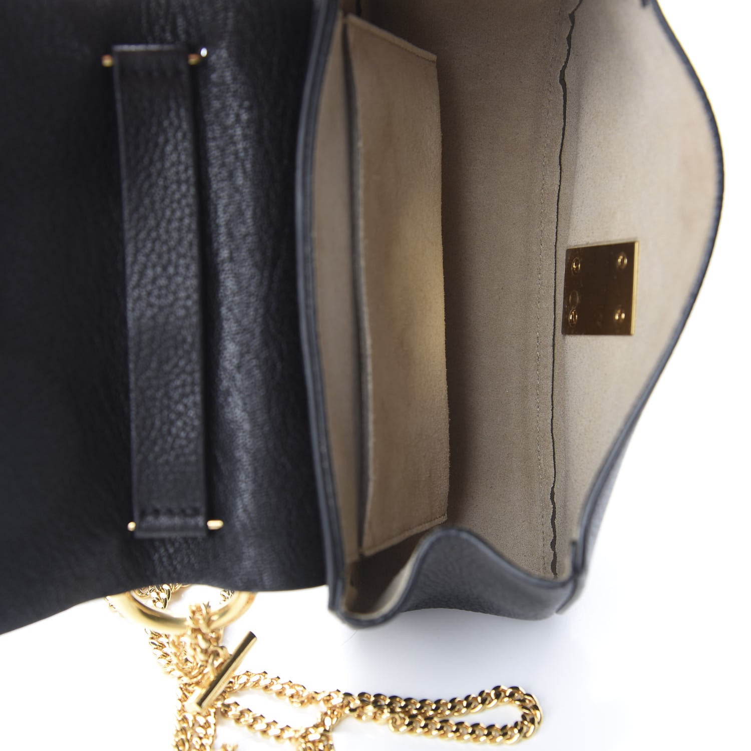 Chloe Grained Lambskin Mini Drew Shoulder Bag Black 4 of 8