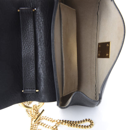 Chloe Grained Lambskin Mini Drew Shoulder Bag Black 4 of 8