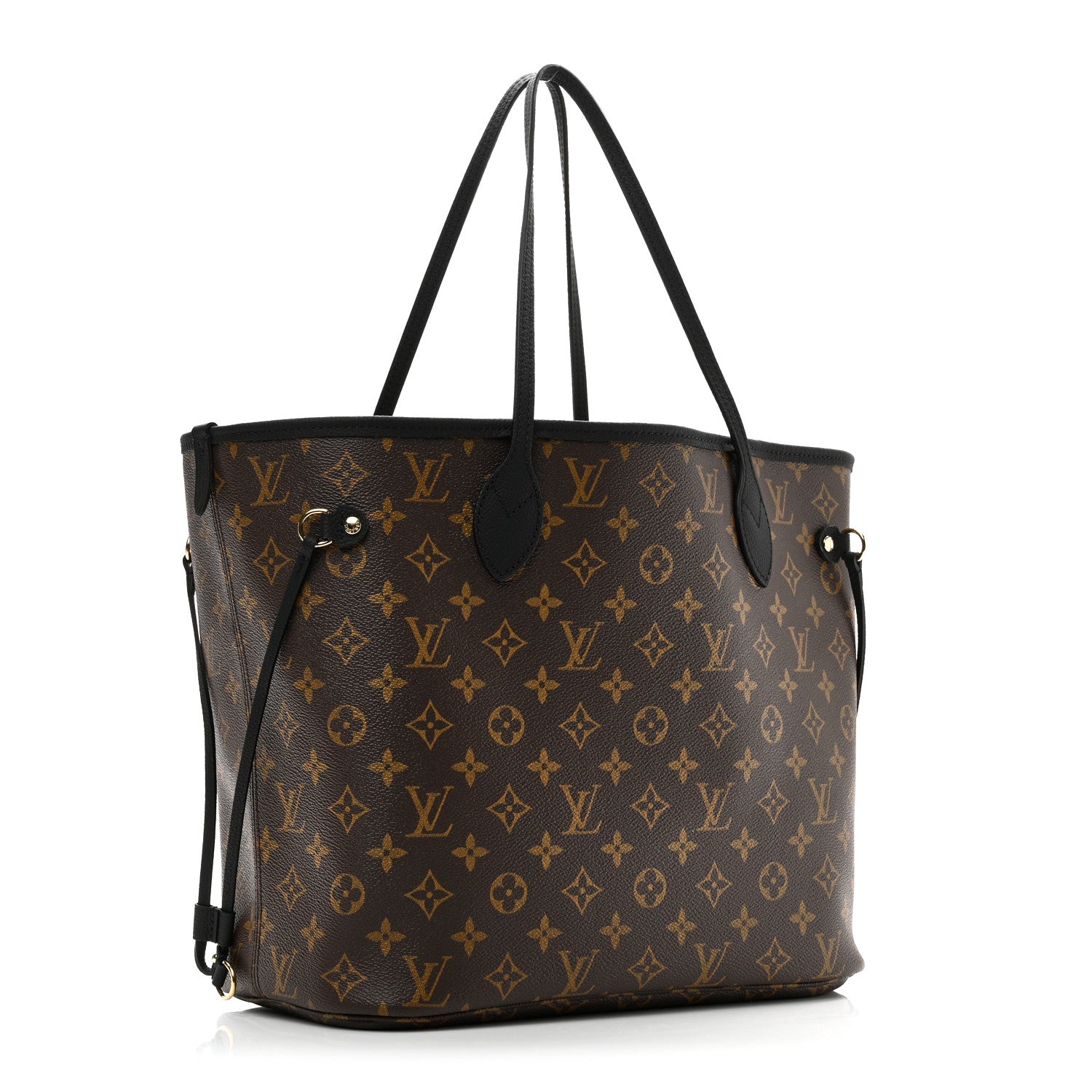 Louis Vuitton Monogram Calfskin Neo Neverfull Inside Out MM Black 5 of 16