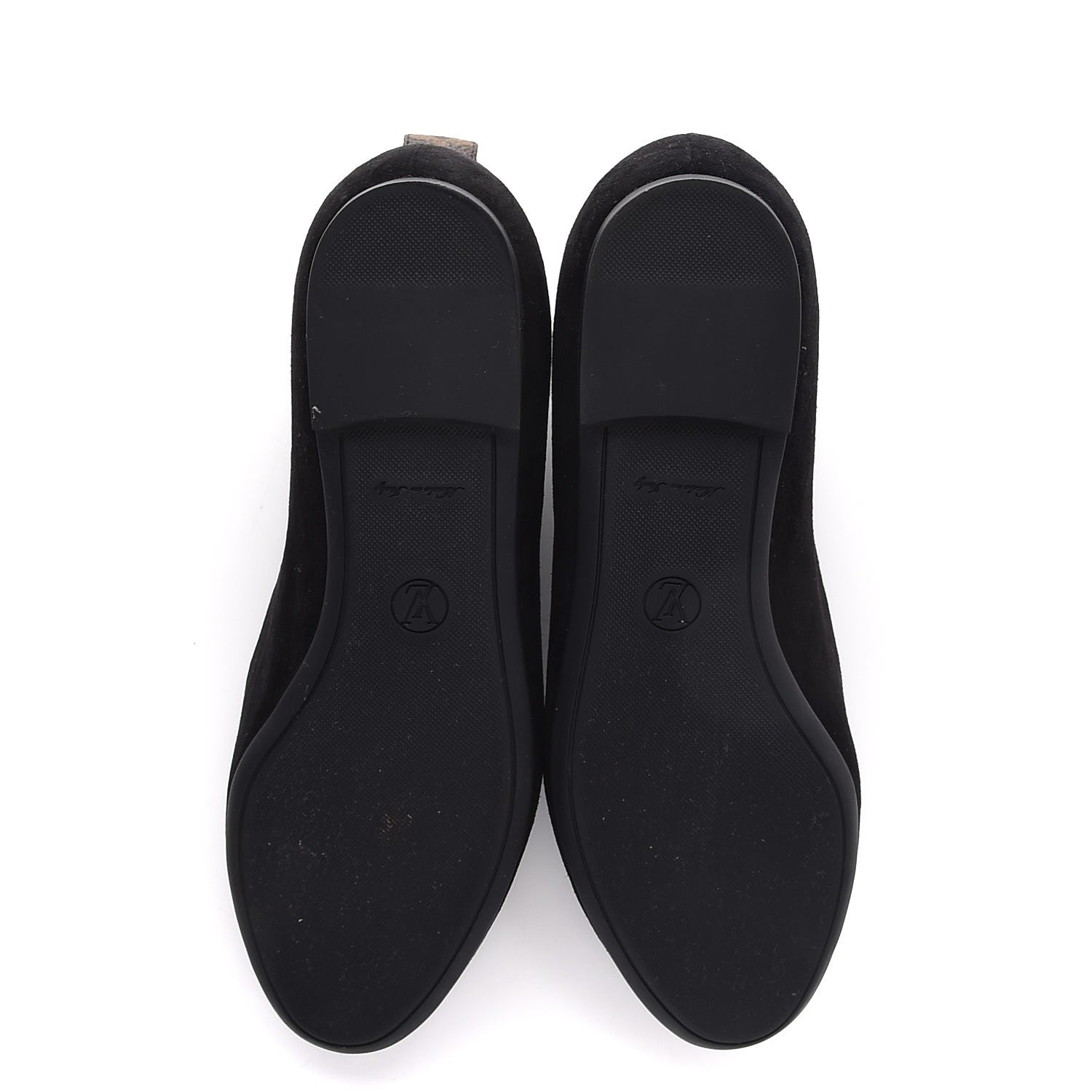 Louis Vuitton Suede Monogram Uniformes Ballet Flats 36 Black 5 of 8