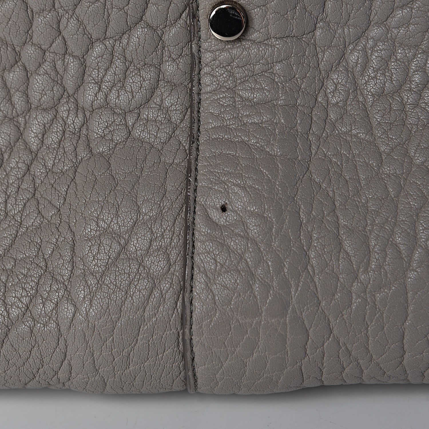 Jimmy Choo Grained Calfskin Studded Lockett Shopper Tote Moonstone 7 of 15