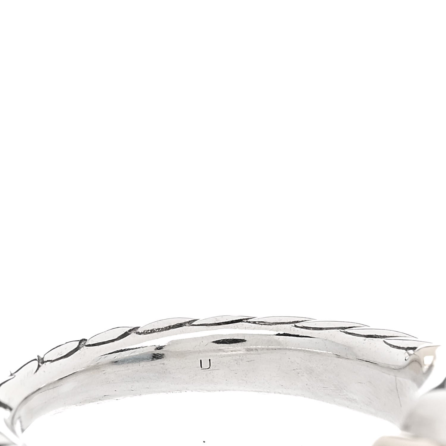 David Yurman Sterling Silver 18K Yellow Gold Blue Topaz Novella Ring 53 6.25 6 of 6