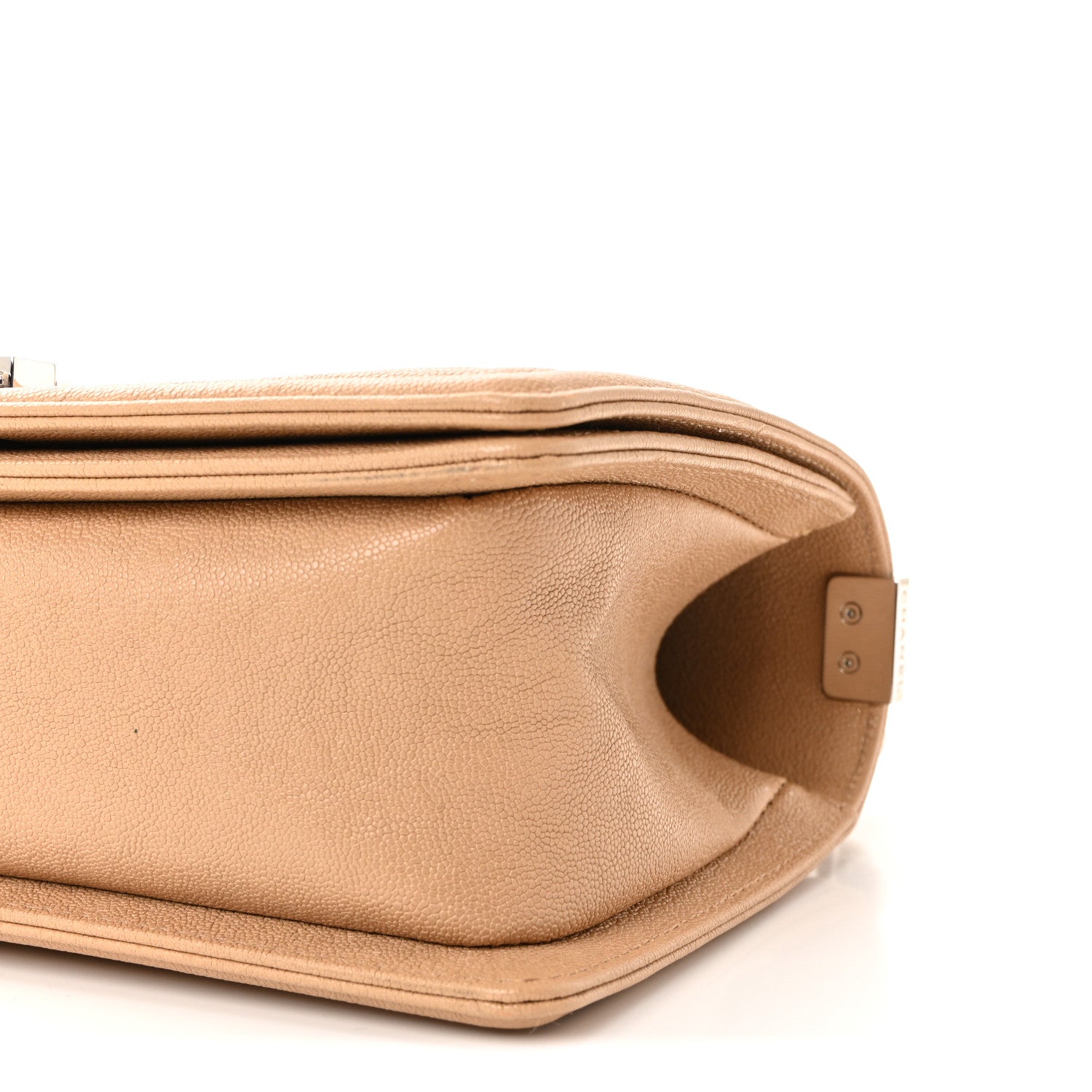 Chanel Caviar Quilted Medium Boy Flap Beige 10 of 10