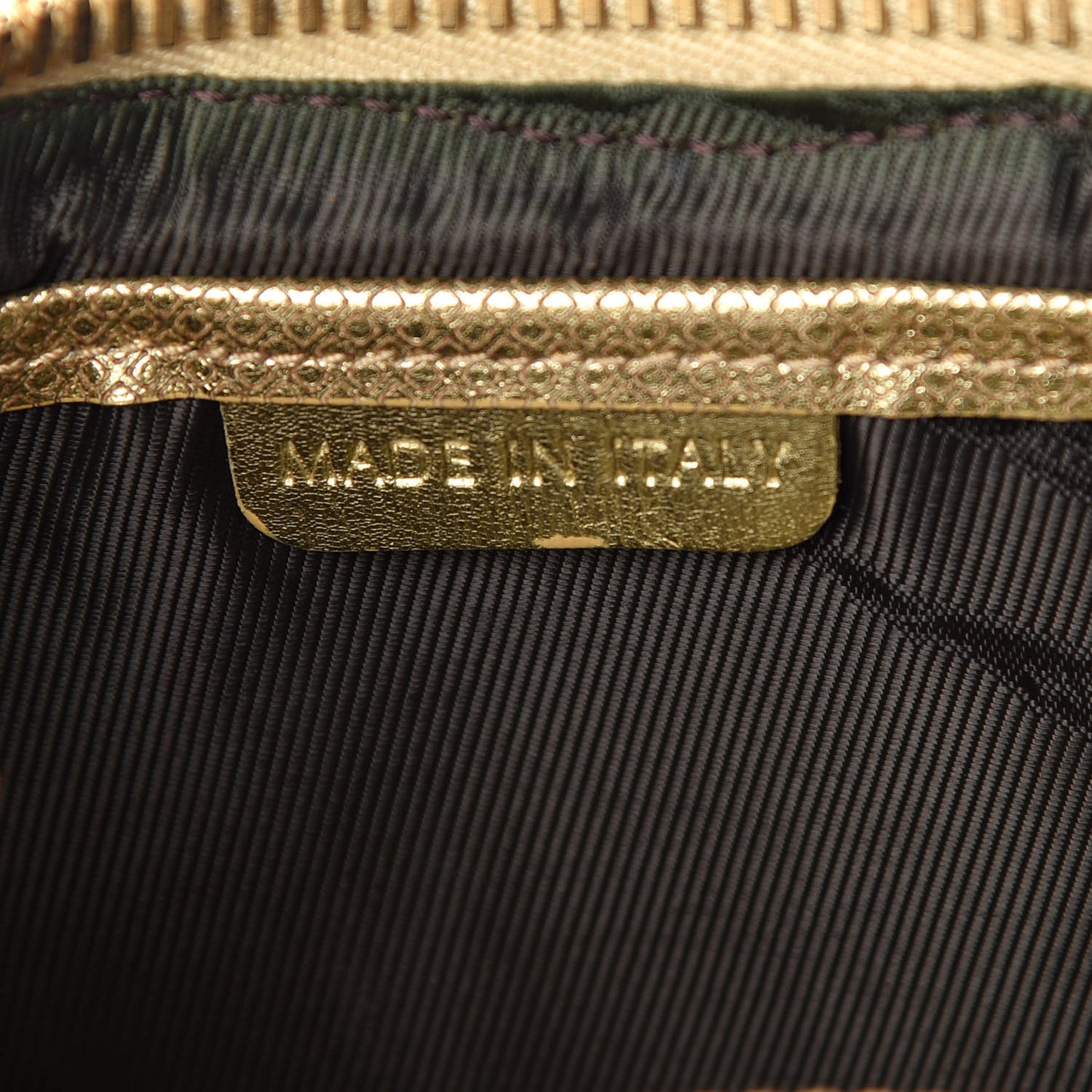 Prorsum Metallic Calfskin Studded Lizzie Shoulder Bag Gold