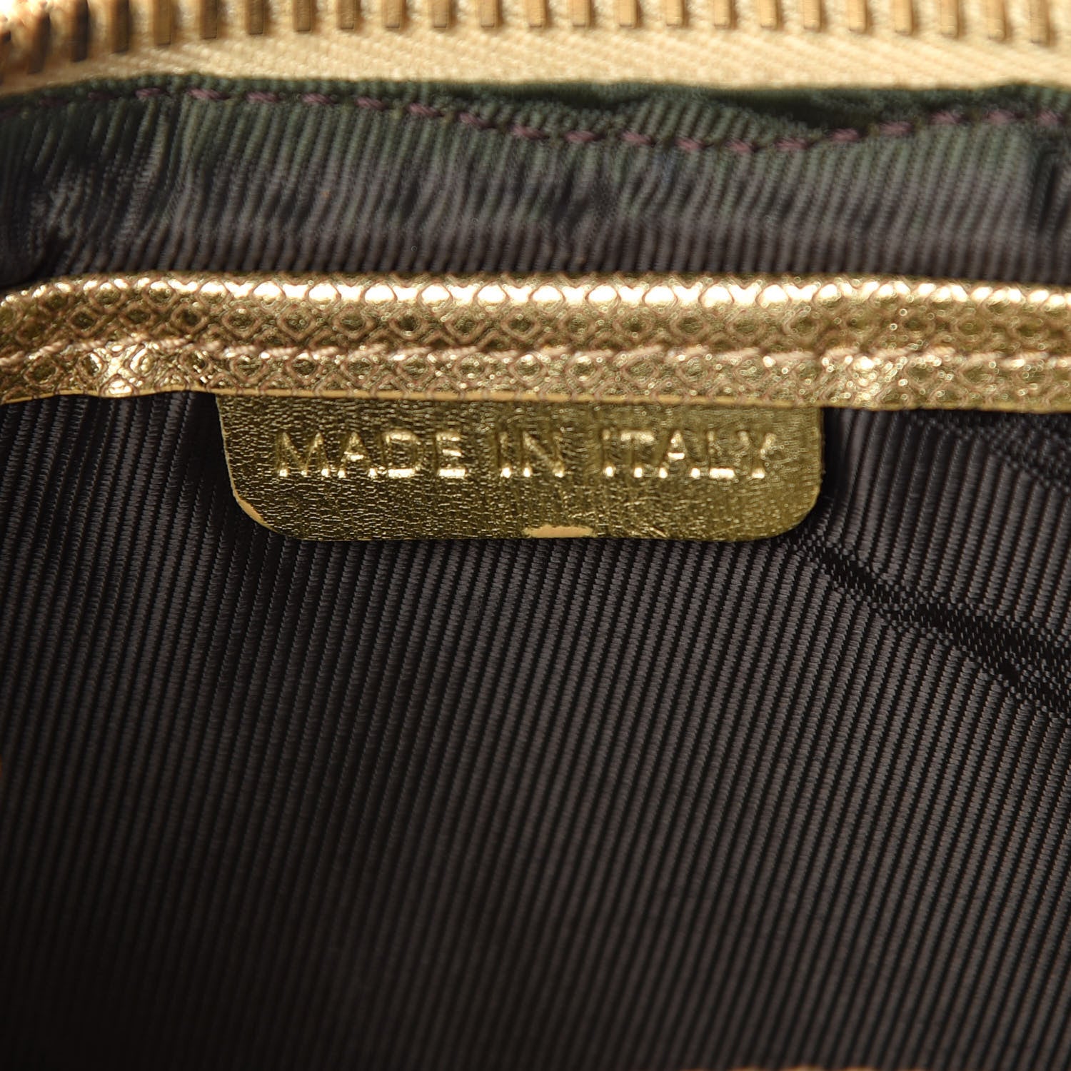 Burberry Prorsum Metallic Calfskin Studded Lizzie Shoulder Bag Gold 9 of 10