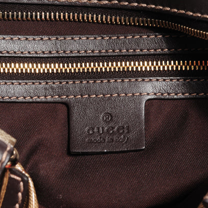Gucci Crystal Monogram Mix Medium Boston Brown 6 of 9