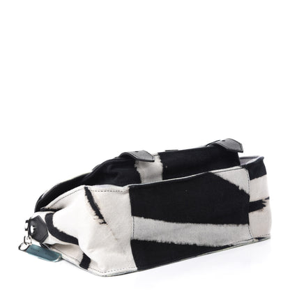 Proenza Schouler Canvas Tie Dye Tiny PS1 Satchel Black Lime 4 of 10