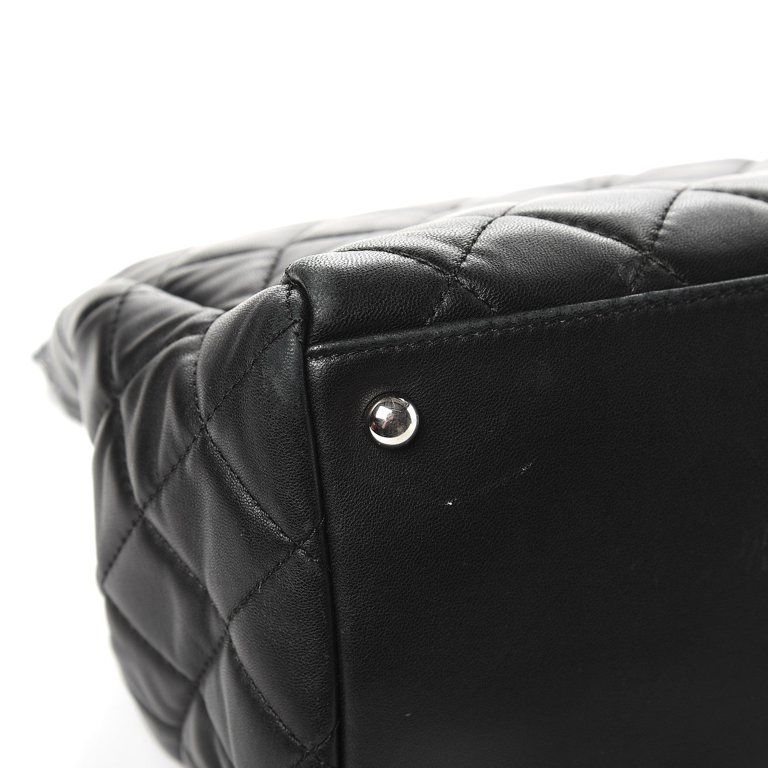 Chanel Lambskin Quilted 7 Large Tote Black 13 of 13