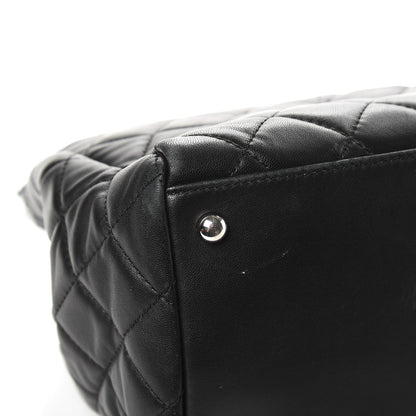 Chanel Lambskin Quilted 7 Large Tote Black 13 of 13