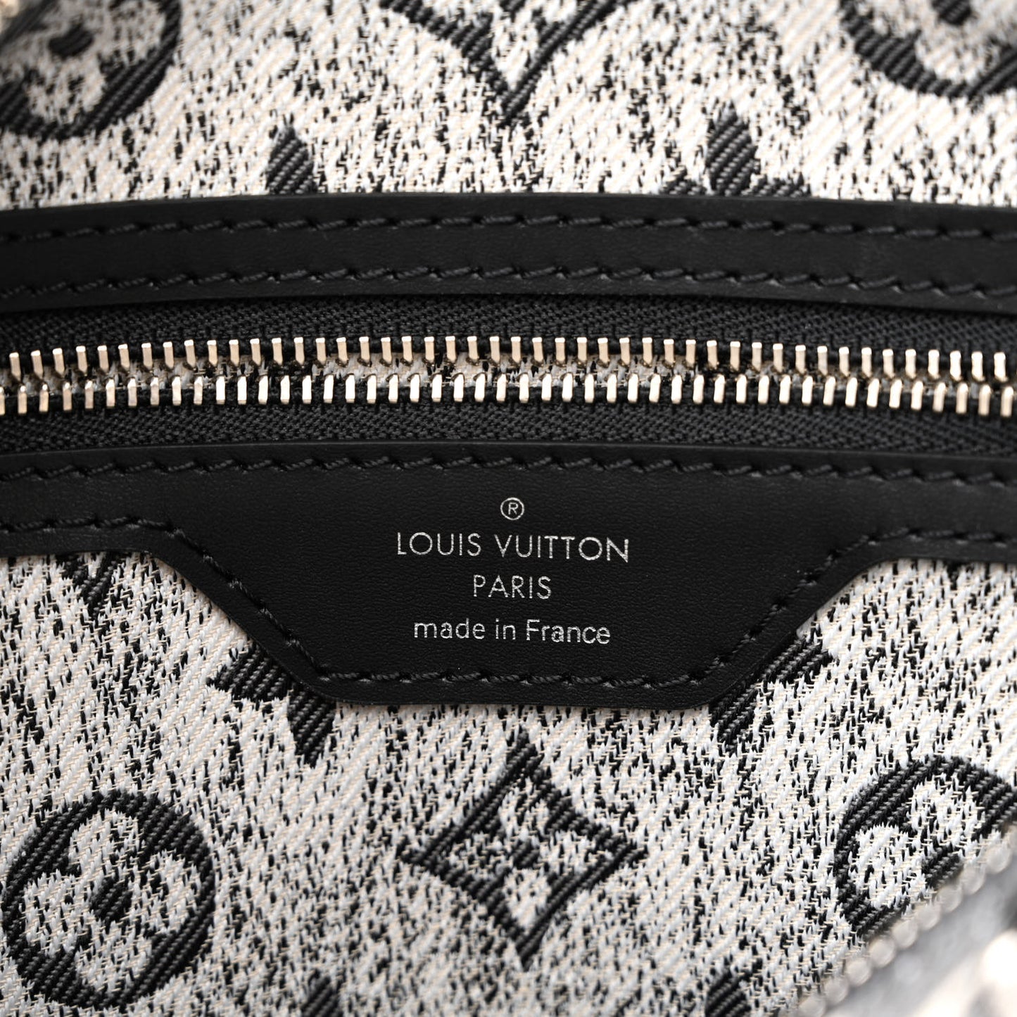 Denim Monogram Jacquard Speedy Bandouliere 25 Black
