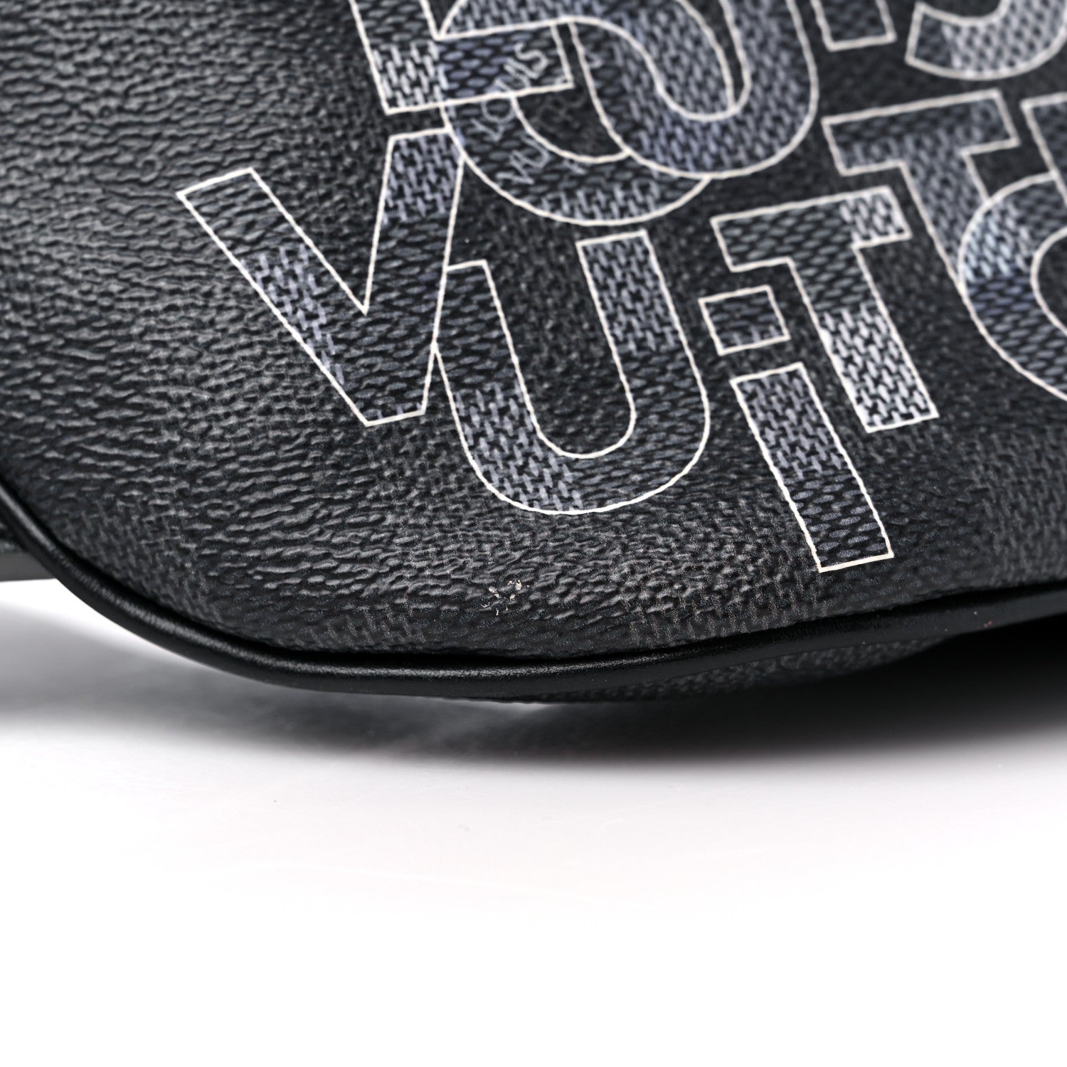 Louis Vuitton Damier Graphite Logo Campus BumBag Grey 7 of 10