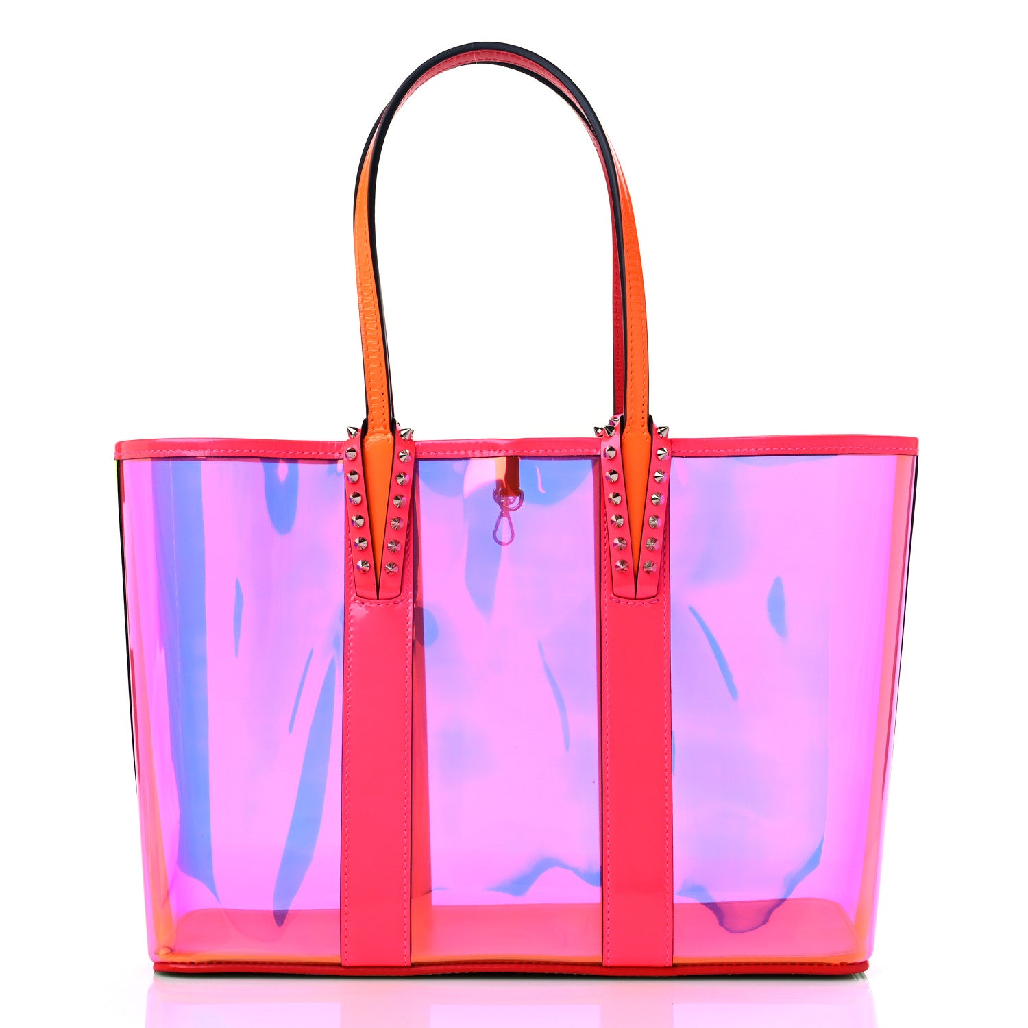 Christian Louboutin PVC Spikes East West Cabata Tote Multicolor 3 of 10