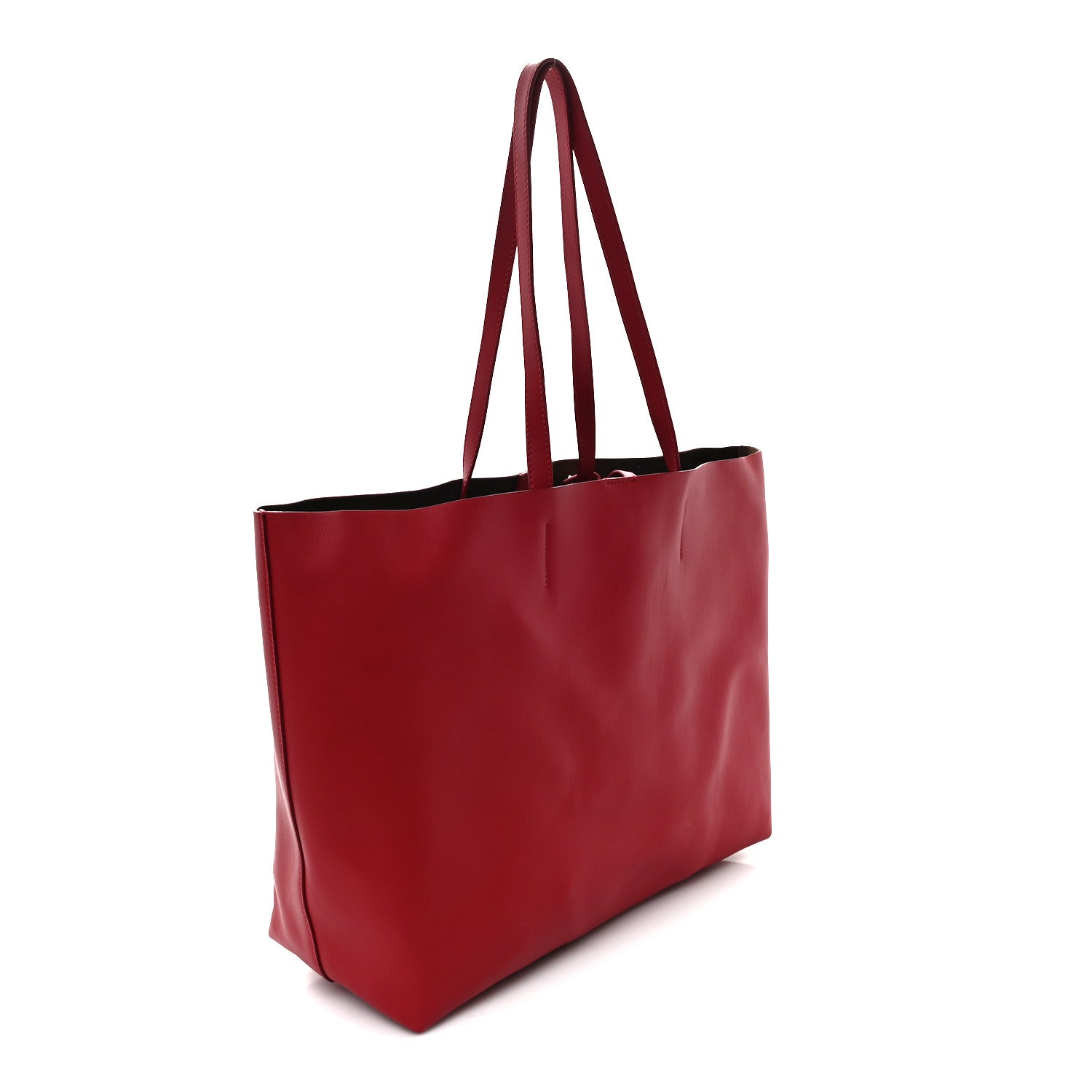 Tom Ford Calfskin Perforated Logo Tote Red 4 of 11