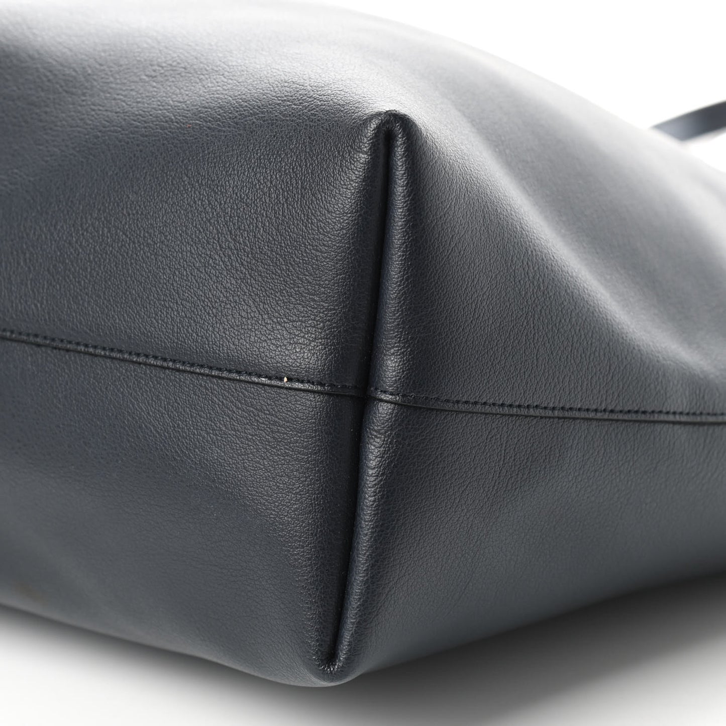 Calfskin Large Shopping Tote Black