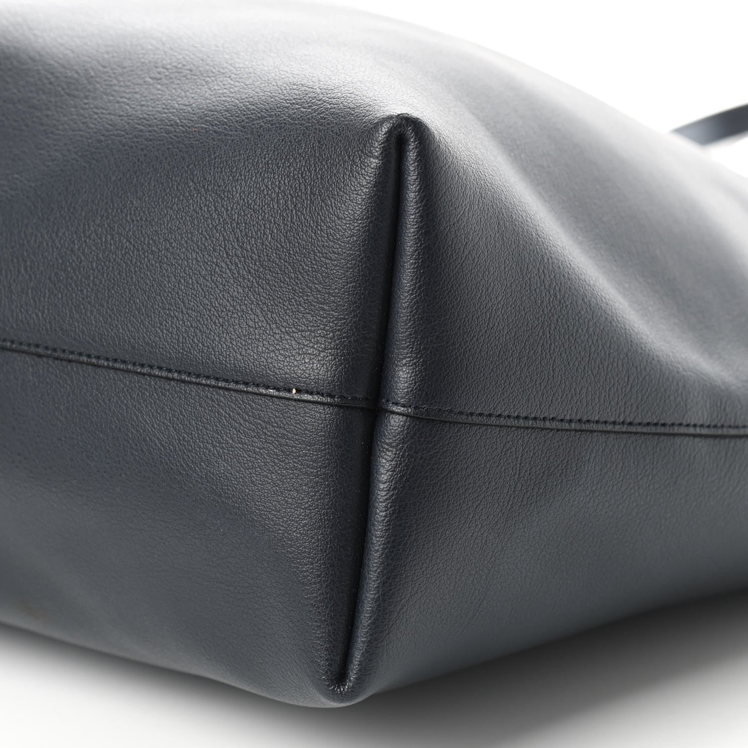 Saint Laurent Calfskin Large Shopping Tote Black 7 of 8