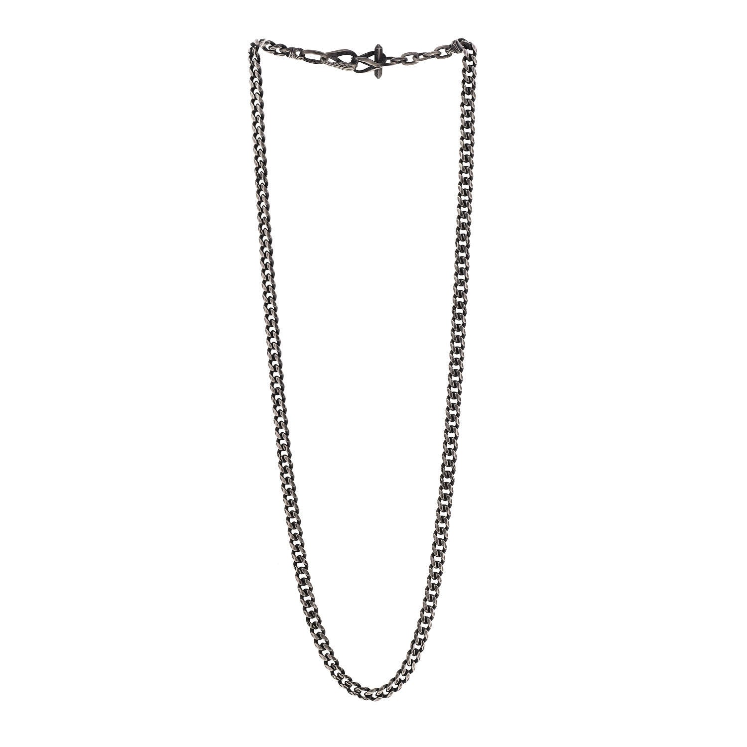 John Hardy Darkened Sterling Silver Asli Cross Necklace 3 of 7