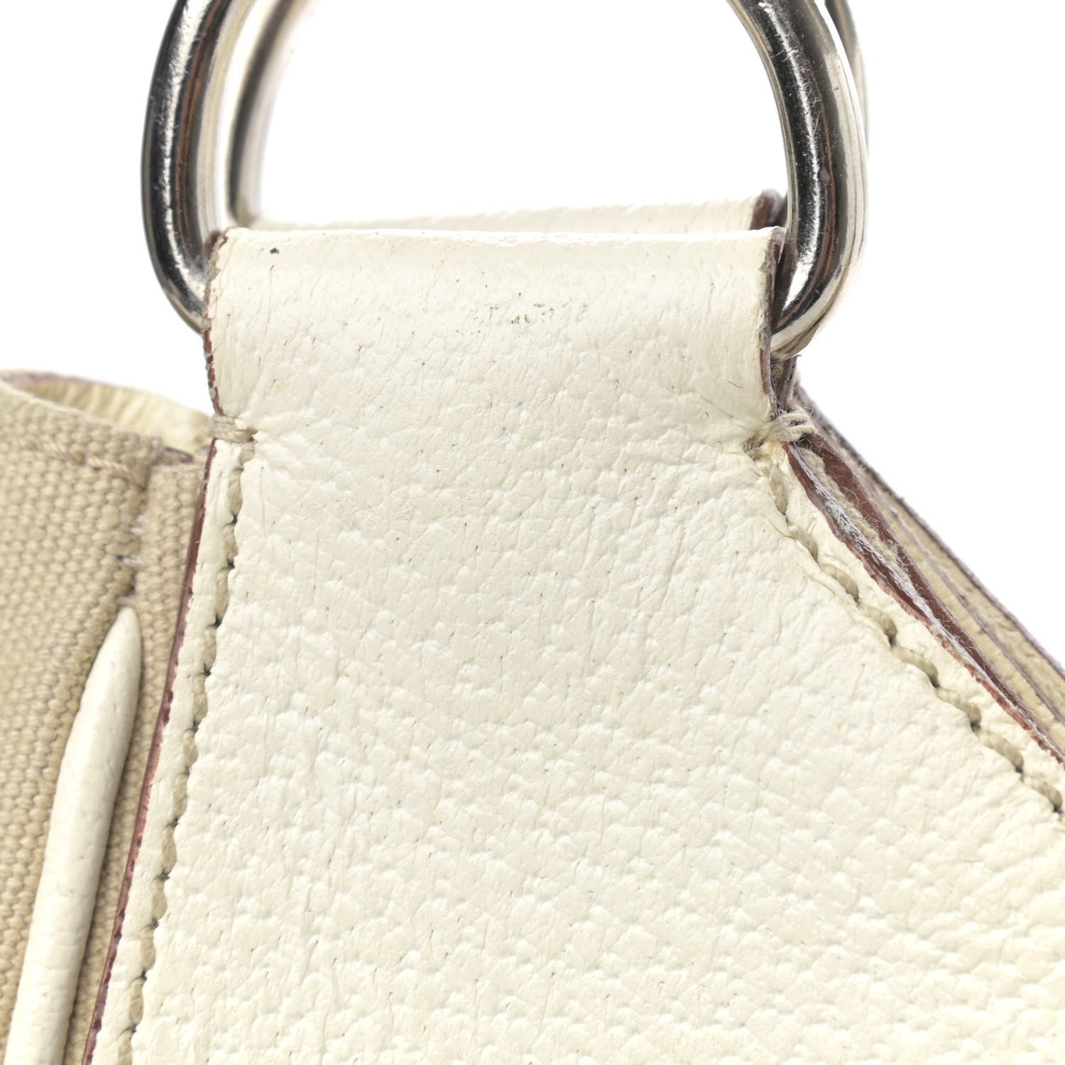 Prada Canapa Moon Shoulder Bag Sabbia White 13 of 17