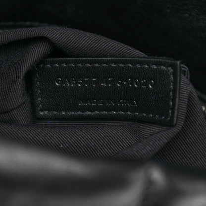 Saint Laurent Lambskin Quilted Small Loulou Puffer Monogram Chain Satchel Black 8 of 11