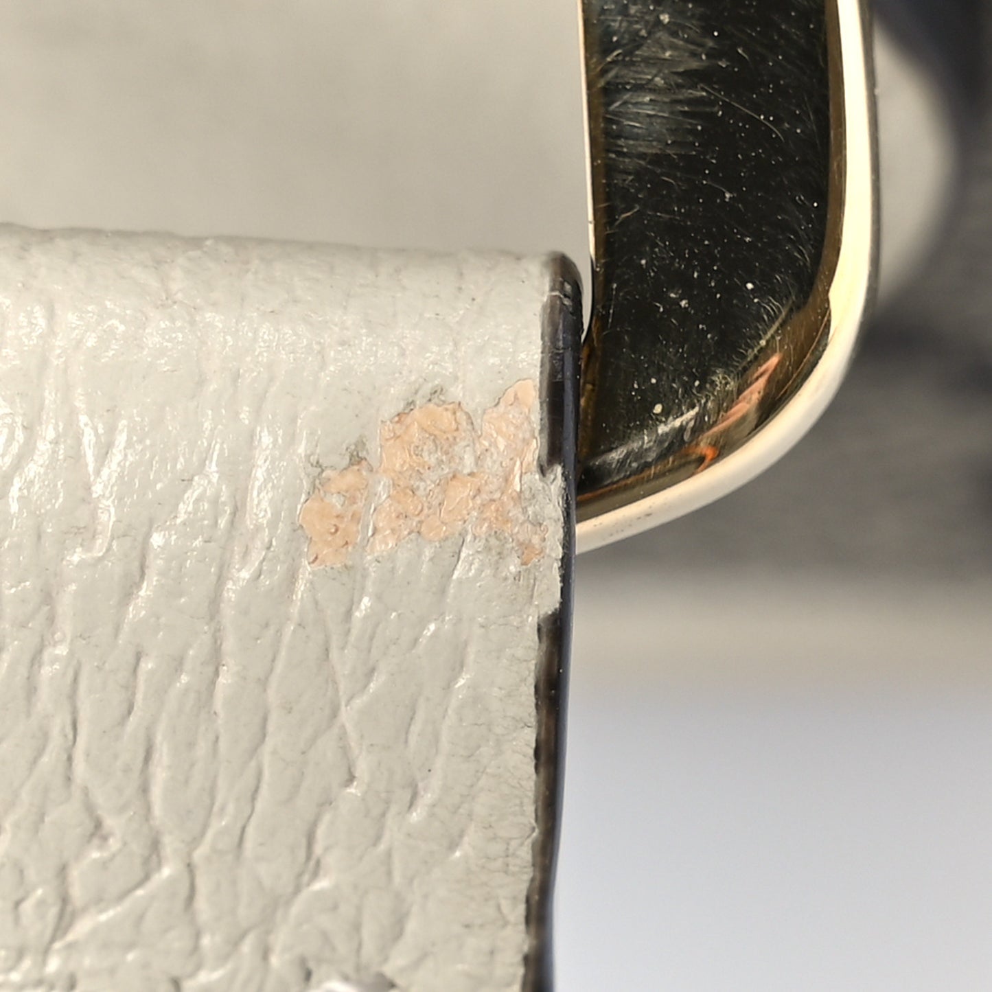 GG Supreme Monogram Textured Calfskin Web Mini Ophidia Shoulder Bag Beige Ebony Mystic White