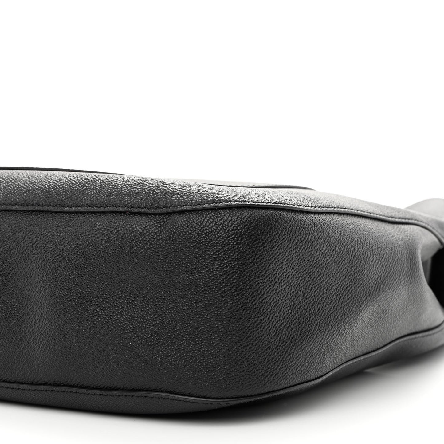 Soft Grainy Calfskin Small Elmstone Hobo Black
