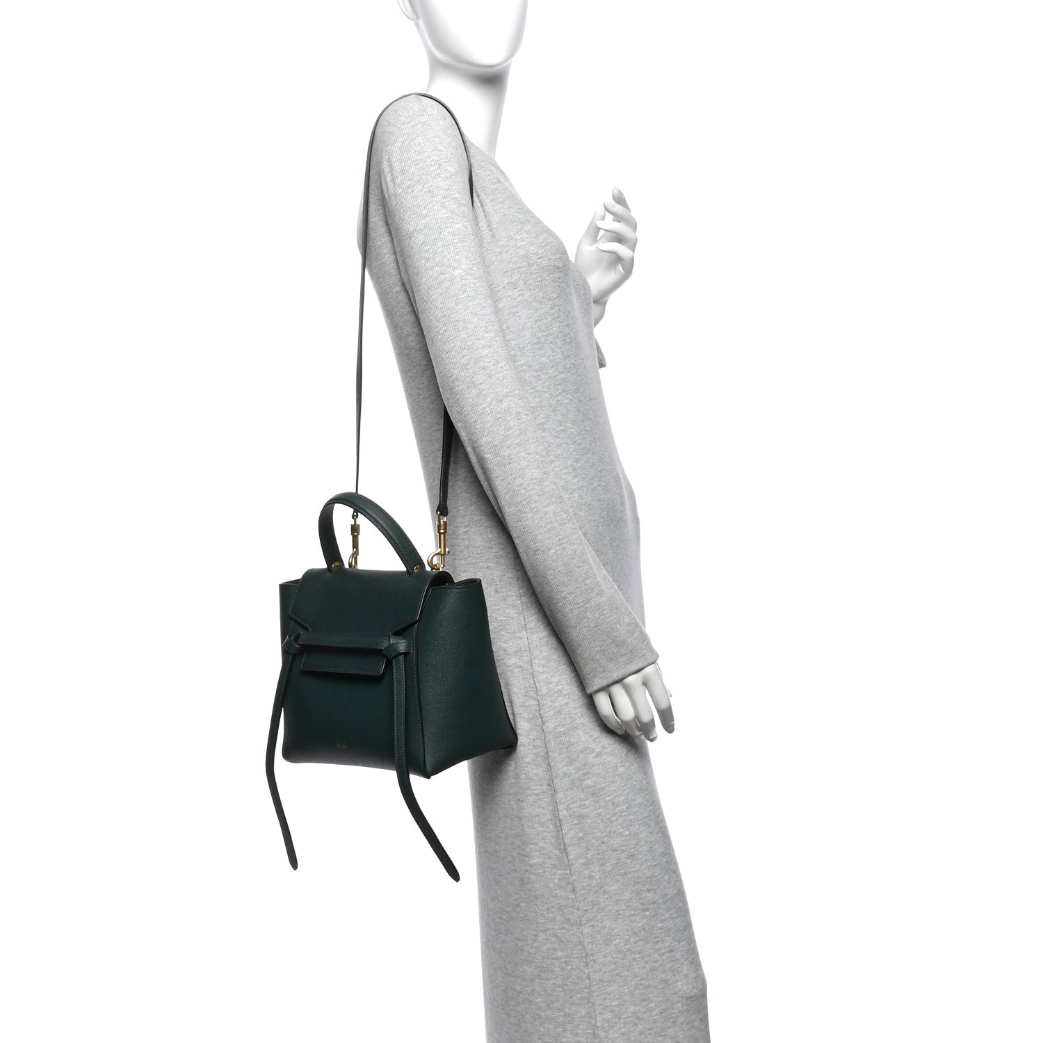 Celine Grained Calfskin Micro Belt Bag Amazone 2 of 10