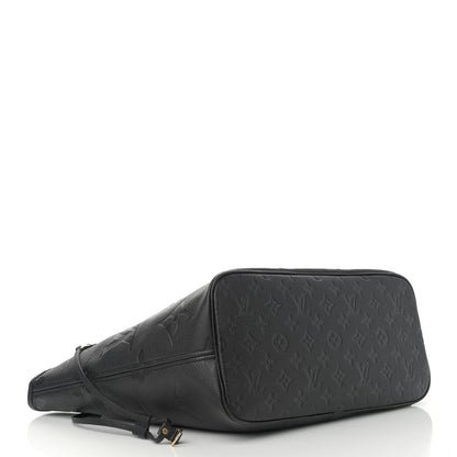 Louis Vuitton Empreinte Monogram Giant Neverfull MM Black 5 of 10