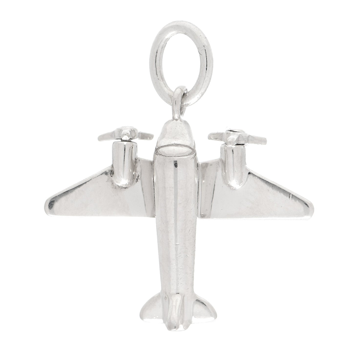 Sterling Silver Airplane Charm