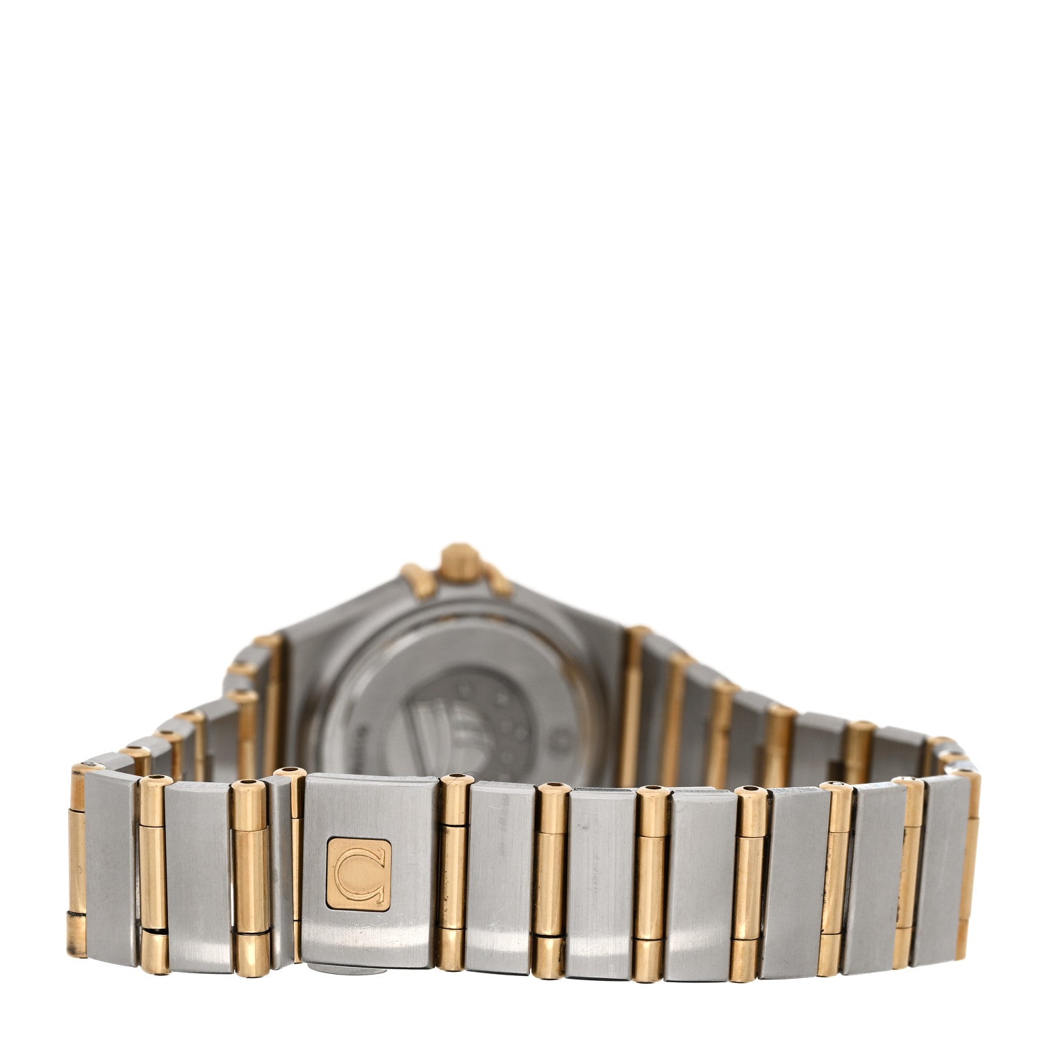 Omega Stainless Steel 18K Yellow Gold Diamond Bezel Mother of Pearl 22mm Constellation Quartz Watch 1267.70.00 3 of 4