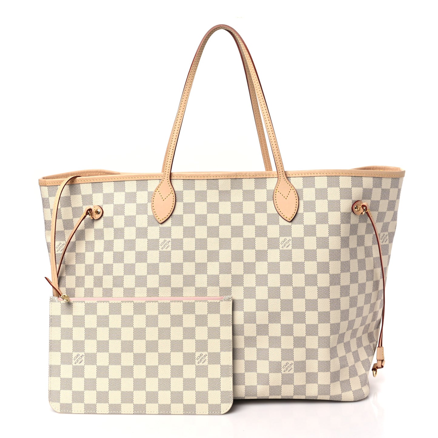 Damier Azur Neo Neverfull GM Rose Ballerine