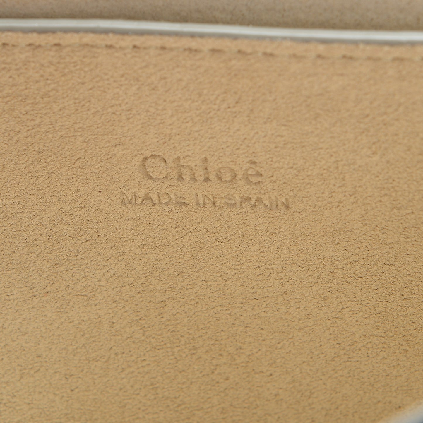 Suede Calfskin Small Faye Shoulder Bag Tobacco