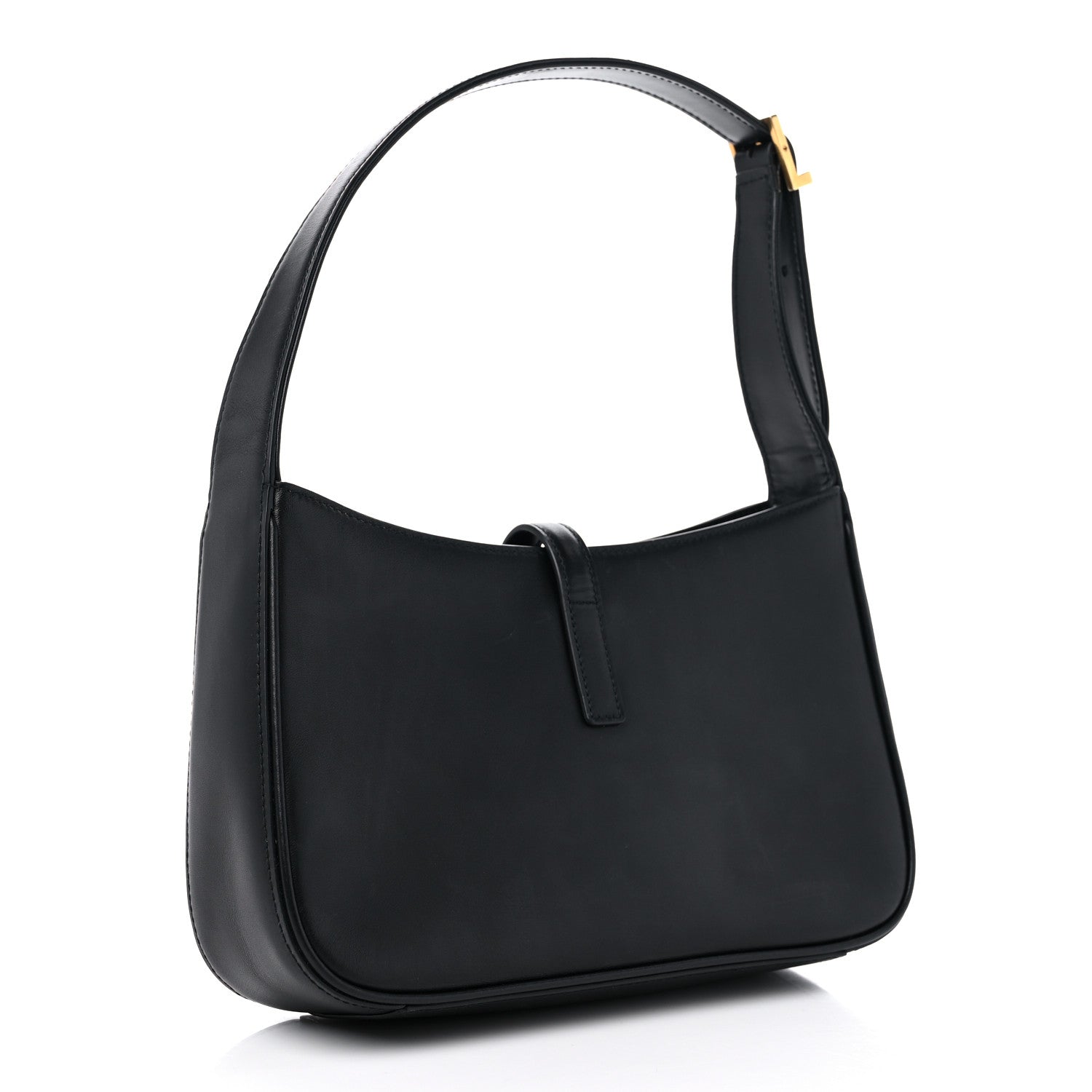 Saint Laurent Smooth Calfskin Le 5 A 7 Hobo Black 3 of 13