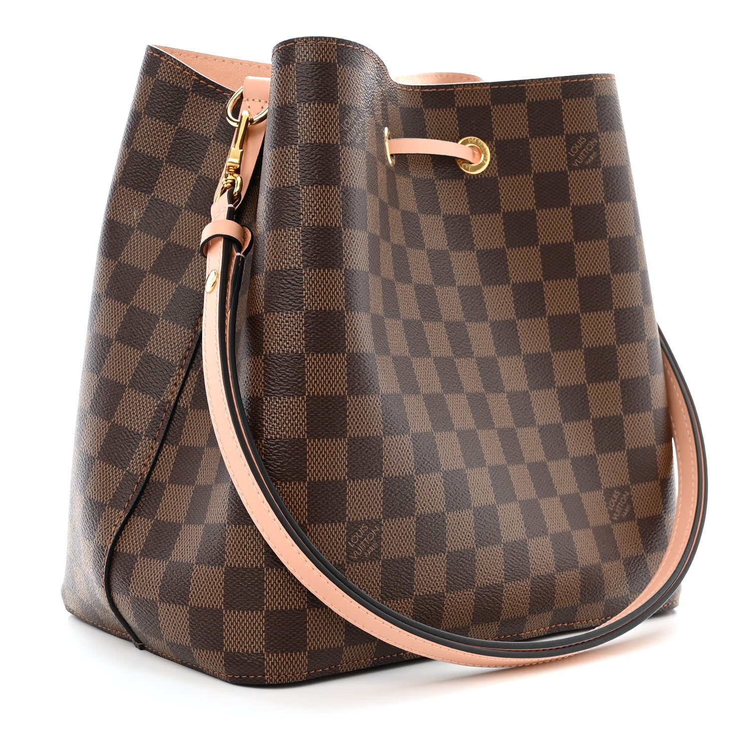 Louis Vuitton Damier Ebene Neonoe MM Venus Pink 3 of 10