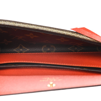 Louis Vuitton Monogram Emilie Wallet Piment 9 of 13